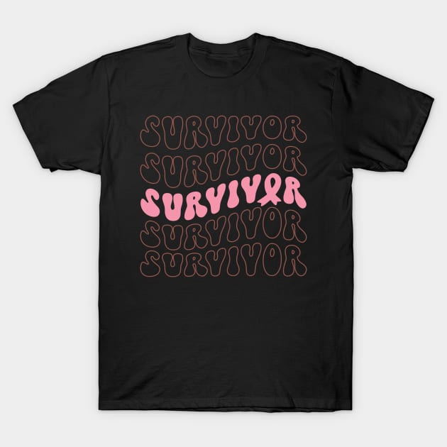 Breast Cancer Survivor T-Shirt by Teewyld
